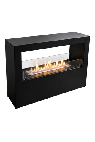 Chimenea de suelo - Negro - 100 x 30 x 70 cm