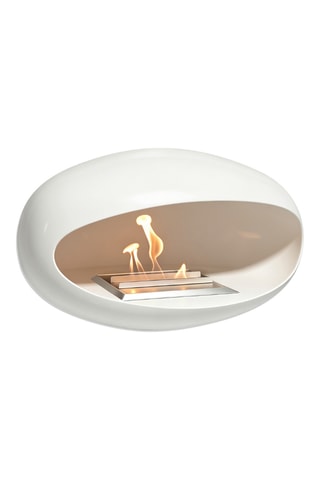 Chimenea mural - Blanco - 60 x 61 x 40 cm