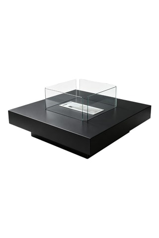 Chimenea de suelo - Negro - 70 × 70 × 35 cm