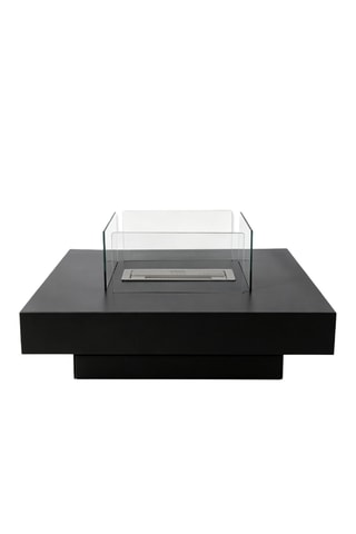 Chimenea de suelo - Negro - 70 × 70 × 35 cm