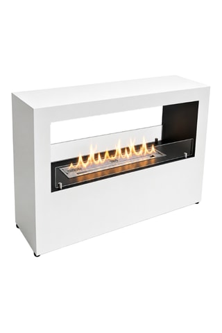 Chimenea de suelo - Blanco - 100 x 30 x 70 cm