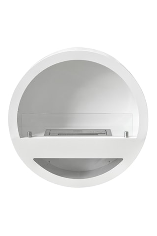 Chimenea mural - Blanco - 60 × 23 × 60 cm