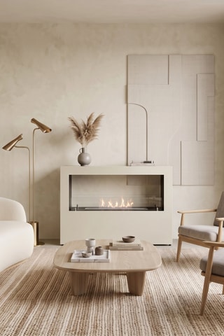 Chimenea de suelo - Crudo - 100 x 30 x 70 cm