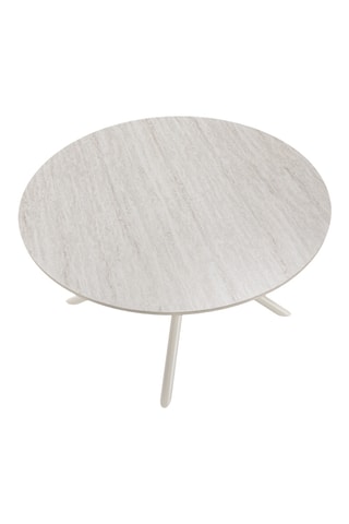 Mesa de centro de piedra - 80 x 45 x 80 cm