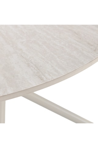 Mesa de centro de piedra - 80 x 45 x 80 cm