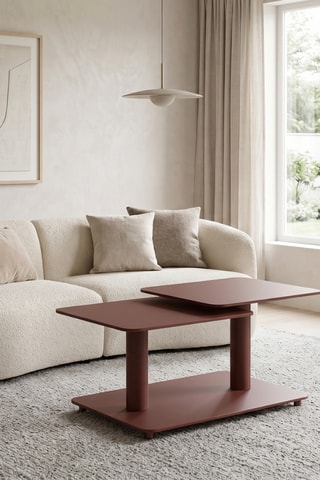 Mesa de centro giratoria - 114,5 x 42,8 x 54 cm