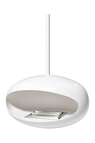Chimenea suspendida - Blanco - 60 x 60 x 190 cm