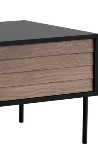 Mesa de centro de 2 puertas abatibles - 100 x 45,2 x 55 cm