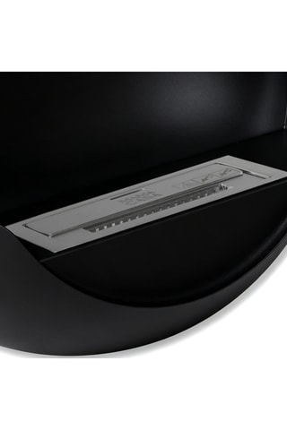Chimenea mural - Negro - 60 × 21,5 × 60 cm