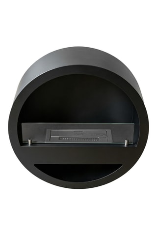 Chimenea mural - Negro - 60 × 23 × 60 cm