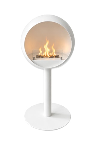Chimenea de suelo - Blanco - 50 × 48 × 88 cm
