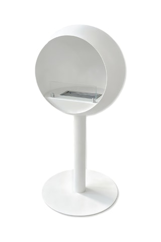 Chimenea de suelo - Blanco - 50 × 48 × 88 cm