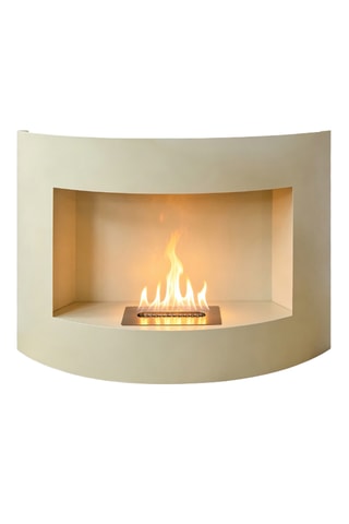 Chimenea mural - Crudo - 63 x 15,5 x 45 cm