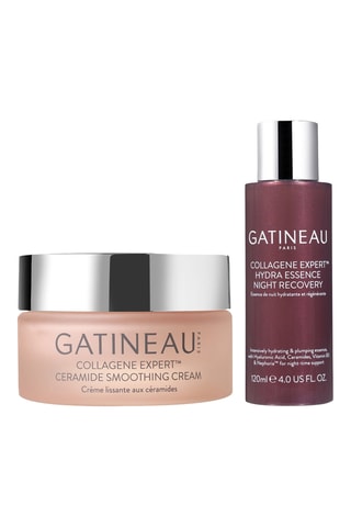 Hydraterende crème Collagen Expert - 30 ml en Hydraterende essence nacht - Gevoelige huid - 120 ml 