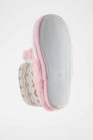 Chaussons fourrés - Rose