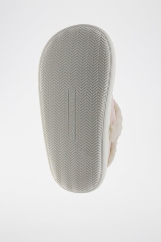 Chaussons fourrées - Beige et rose