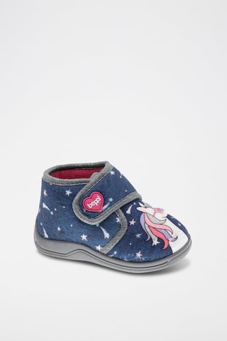 Bottines - Bleu et rose