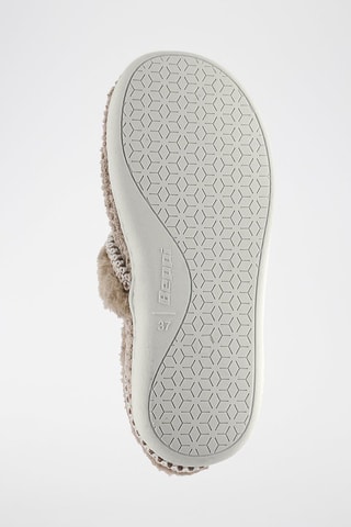 Pantoufles fourrées - Beige