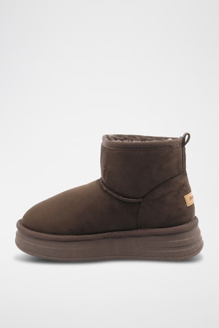 Bottines fourrées - Marron foncé