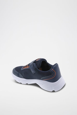 Sneakers - Wit, blauw en oranje