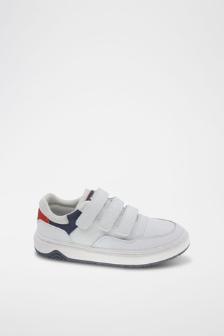 Sneakers - Wit, rood en blauw