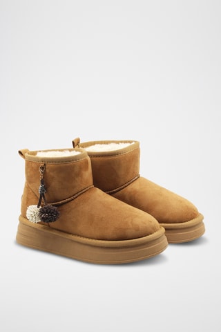 Bottines fourrées - Camel