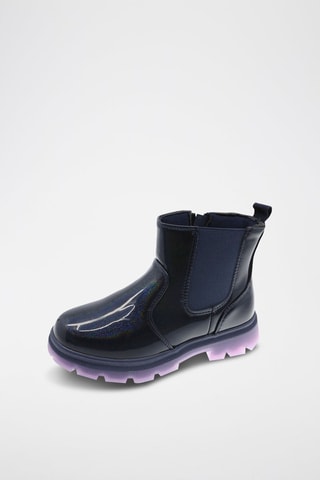 Bottines vernies - Bleu et violet