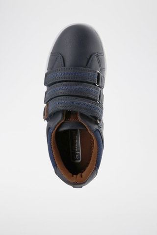 Baskets - Blanc, bleu et marron