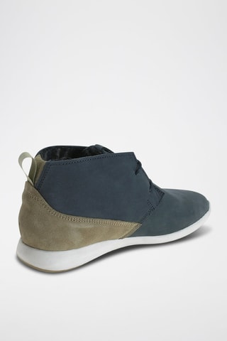 Boots en cuir - Bleu