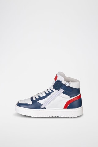 Hoge Leren Sneakers - Wit