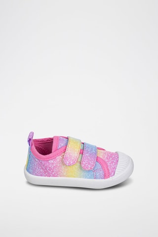 Sneakers - Blauw, geel en roze