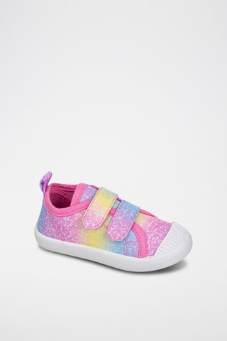 Sneakers - Blauw, geel en roze