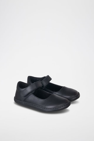 Leren Ballerina's - Zwart