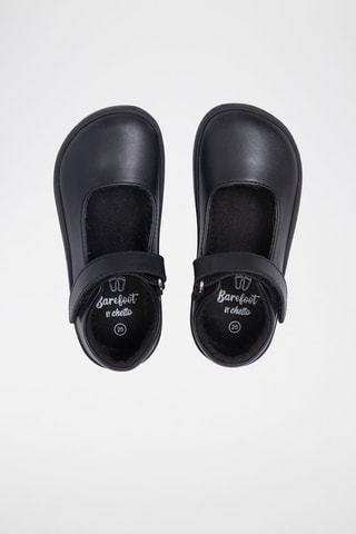 Leren Ballerina's - Zwart