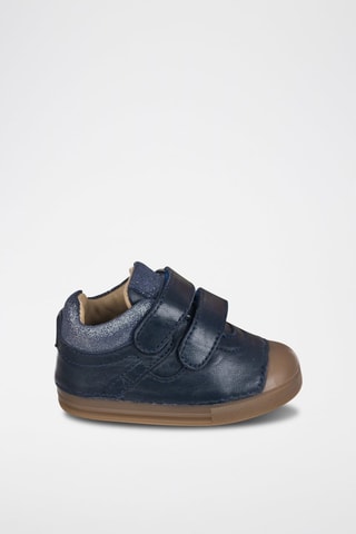 Leren Sneakers - Blauw
