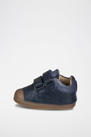 Leren Sneakers - Blauw
