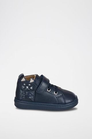 Leren Sneakers - Blauw