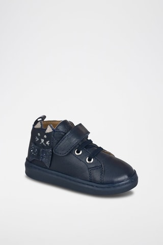 Leren Sneakers - Blauw
