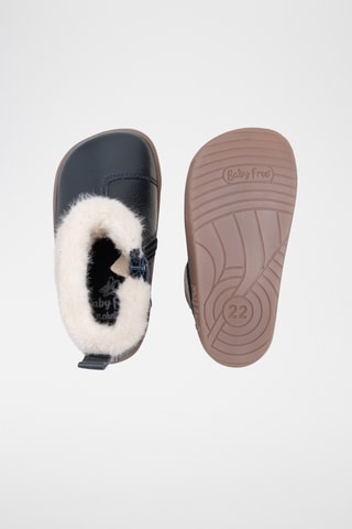 Gevoerde Nubuck Enkellaarzen - Blauw
