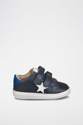 Leren Sneakers - Blauw
