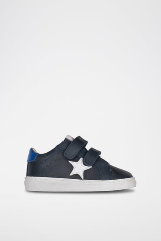 Leren Sneakers - Blauw