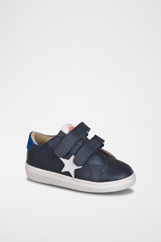Leren Sneakers - Blauw