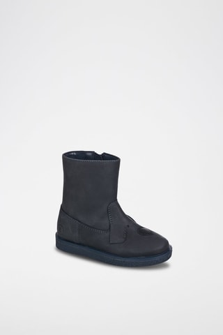 Leren Laarzen - Blauw