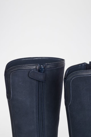 Leren Laarzen - Blauw