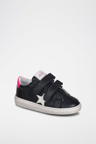 Leren Sneakers - Zwart
