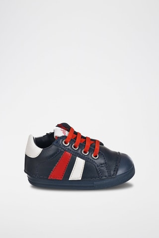 Leren Enkellaarzen - Blauw