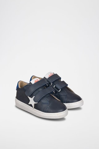 Leren Sneakers - Blauw