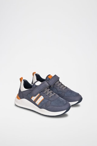 Leren Sneakers - Blauw