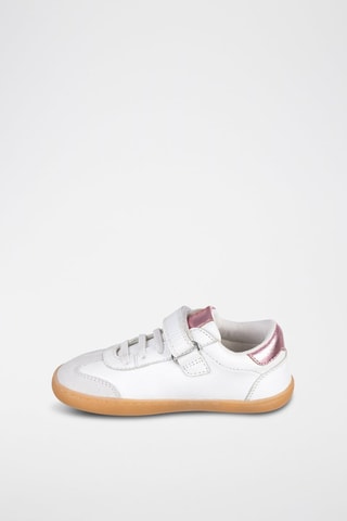 Leren Sneakers - Wit en roze