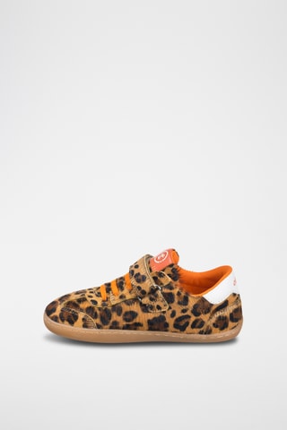 Leren Sneakers - Beige en bruin